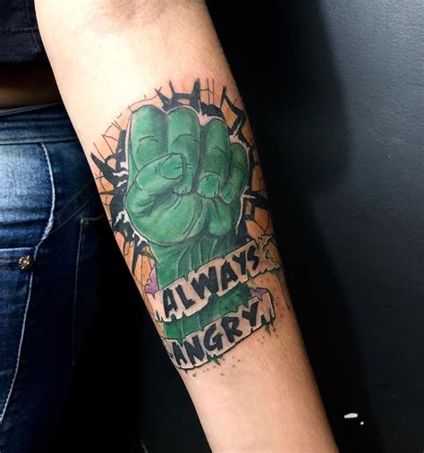 hulk tattoo